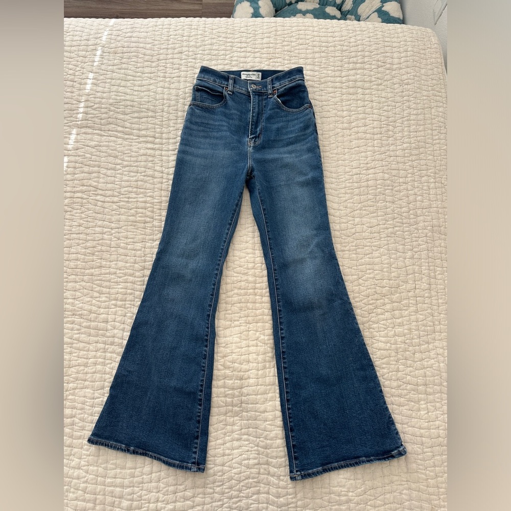 Abercrombie & Fitch Blue Flare Jeans